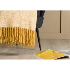 Toby Plaid - Hvid og - Gul