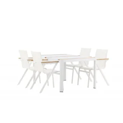 Togo Loungesæt - Havemøbelsæt - Natur,Hvid