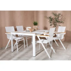 Togo Loungesæt - Havemøbelsæt - Natur,Hvid