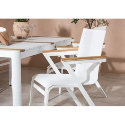 Togo Loungesæt - Havemøbelsæt - Natur,Hvid