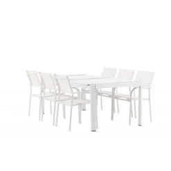 Togo Santorini t Loungesæt - Havemøbelsæt - Natur,Hvid