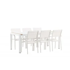 Togo Santorini t Loungesæt - Havemøbelsæt - Natur,Hvid