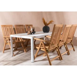 Togo t Loungesæt - Havemøbelsæt - Natur,Hvid