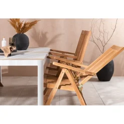 Togo t Loungesæt - Havemøbelsæt - Natur,Hvid