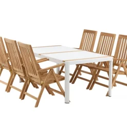 Togo t Loungesæt - Havemøbelsæt - Natur,Hvid