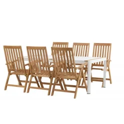 Togo t Loungesæt - Havemøbelsæt - Natur,Hvid