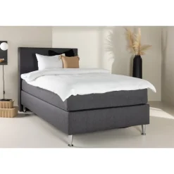 Toledo kontinentalseng 120x200 - Mørkegrå