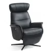 Torsten Recliner lænestol med 2 motor - Sort semianiline læder