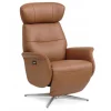 Torsten Recliner lænestol med 2 motor - Cognac semianiline læder