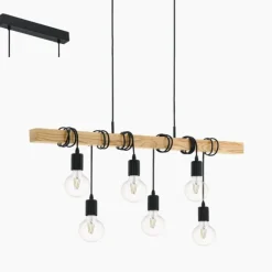 Townshend loftlampe - Sort/Eg