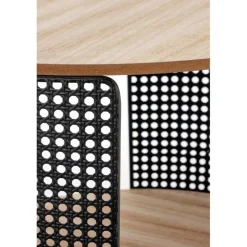 TRAFICA, sofabord, Naturlig - Sort