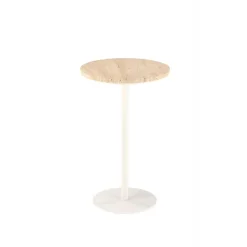 TRAVERSO sofabord, farve travertin / Hvid