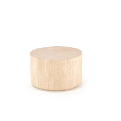 TRAVERTINO OKR?G?A sofabord, travertin