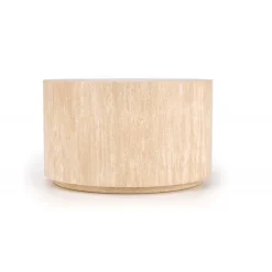 TRAVERTINO OKR?G?A sofabord, travertin