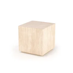 TRAVERTINO_S KWADRAT sofabord, travertin