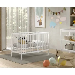 Tremmeseng 60 x 120 cm – Dino, hvid