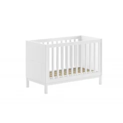 Tremmeseng 60 x 120 cm – Eva Baby cot, hvid