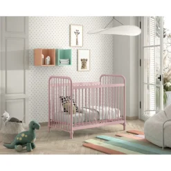 Tremmeseng Bronxx baby 60 x 120 cm – lyserød