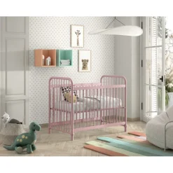 Tremmeseng Bronxx baby 60 x 120 cm – lyserød