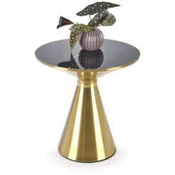 TRIBECA sofabord, Sort marmor / guld