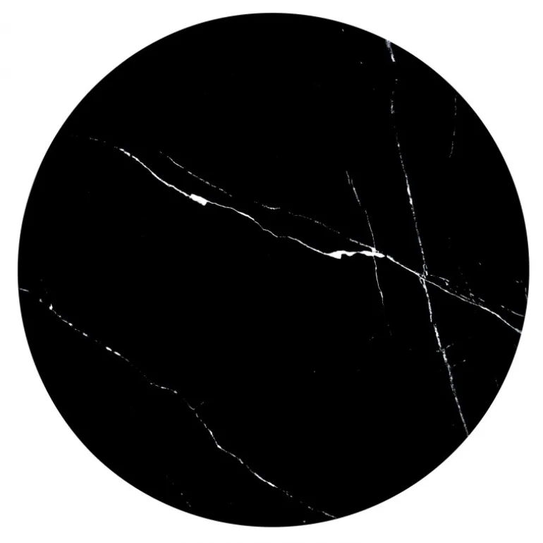 TRIBECA sofabord, Sort marmor / guld