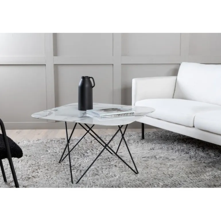 Tristar Sofabord - Sort og Hvid