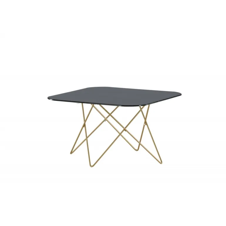 Tristar Sofabord - Sort og Messing