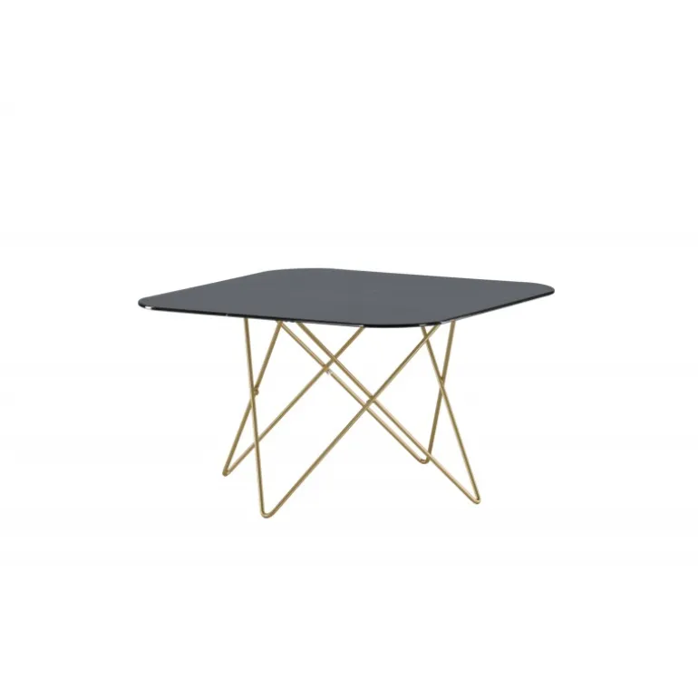 Tristar Sofabord - Sort og Messing