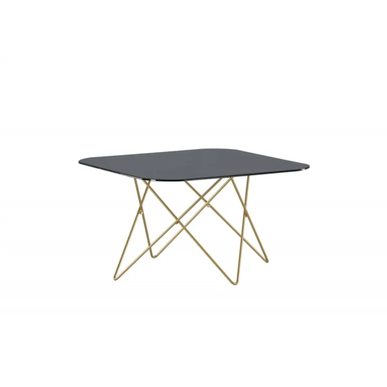 Tristar Sofabord - Sort og Messing