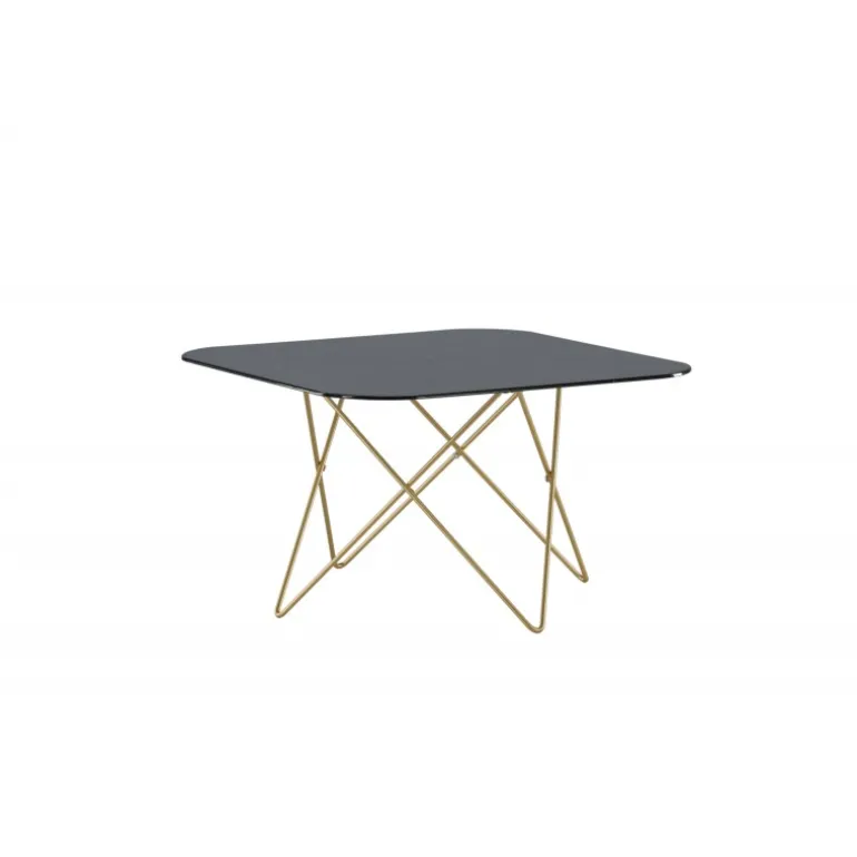 Tristar Sofabord - Sort og Messing