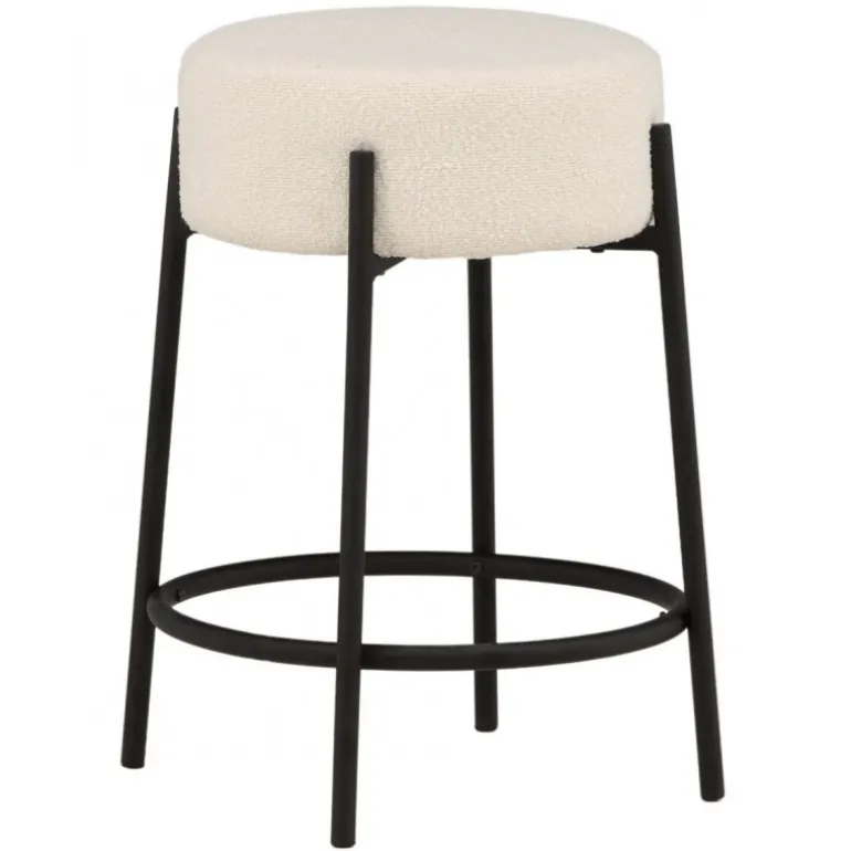 Tucson Barstol - Sort og Hvid