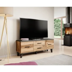 TV bord LOTTA 140 2D2S wotan eg/Sort