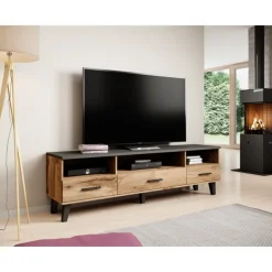 TV bord LOTTA 180 3s3K wotan eg/Sort