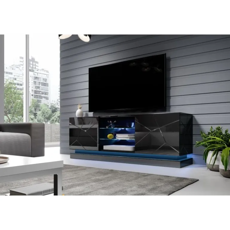 TV bord QIU 160 Sort