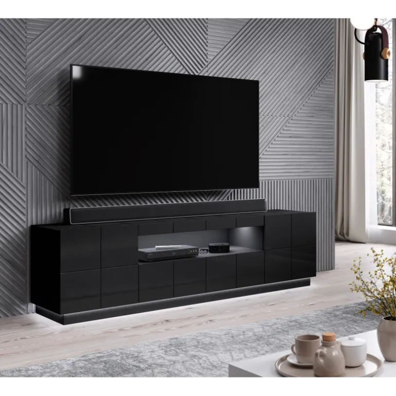 TV bord REJA Sort glans/Sort glans