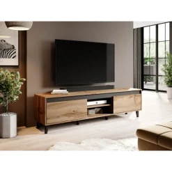 TV Stand NORD II Votan Eg/Antracyt/Sort