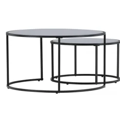 Twin Sofabordsæt - Sort