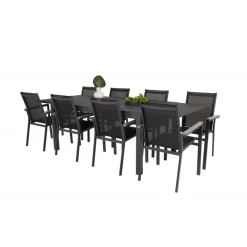 Udendørs Loungesæt - Havemøbelsæt Marbella Parma - Sort,Grå