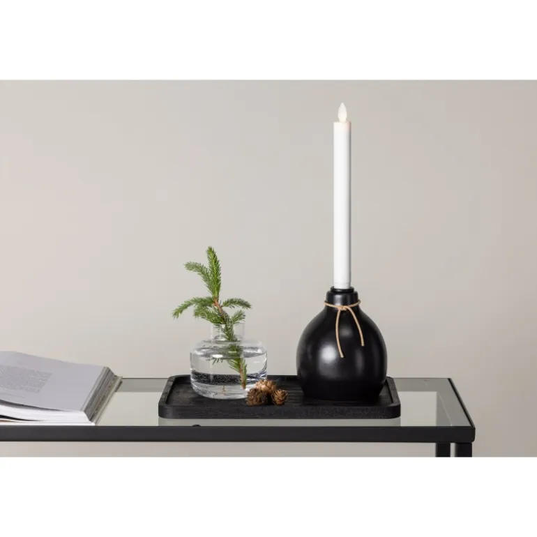 Ulricehamn Lysestage - Sort og Hvid