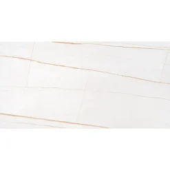 UNIVERSE 2, sofabord, Hvid marmor / guld