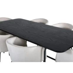 Uno Spisebordssæt - Beige og Sort