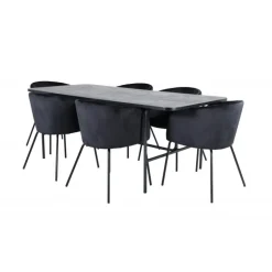 Uno Spisebordssæt - Sort
