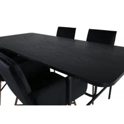 Uno Spisebordssæt - Sort