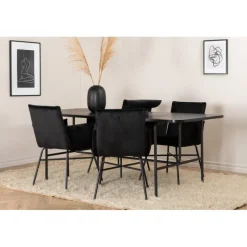 Uno Spisebordssæt - Sort