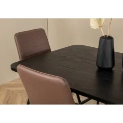 Uno Spisebordssæt - Sort og Brun