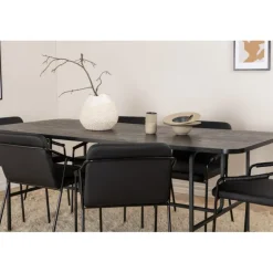 Uno Spisestuesæt - Sort
