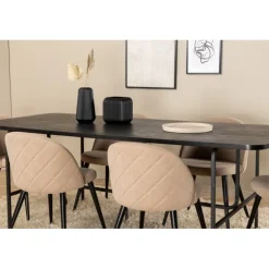 Uno t Spisebordssæt - Beige og Sort