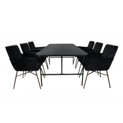 Uno t Spisebordssæt - Sort