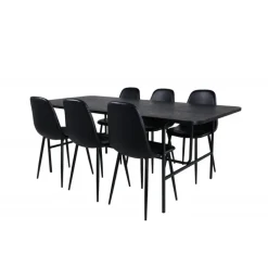 Uno t Spisebordssæt - Sort
