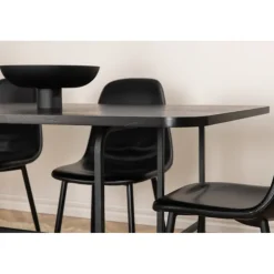 Uno t Spisebordssæt - Sort